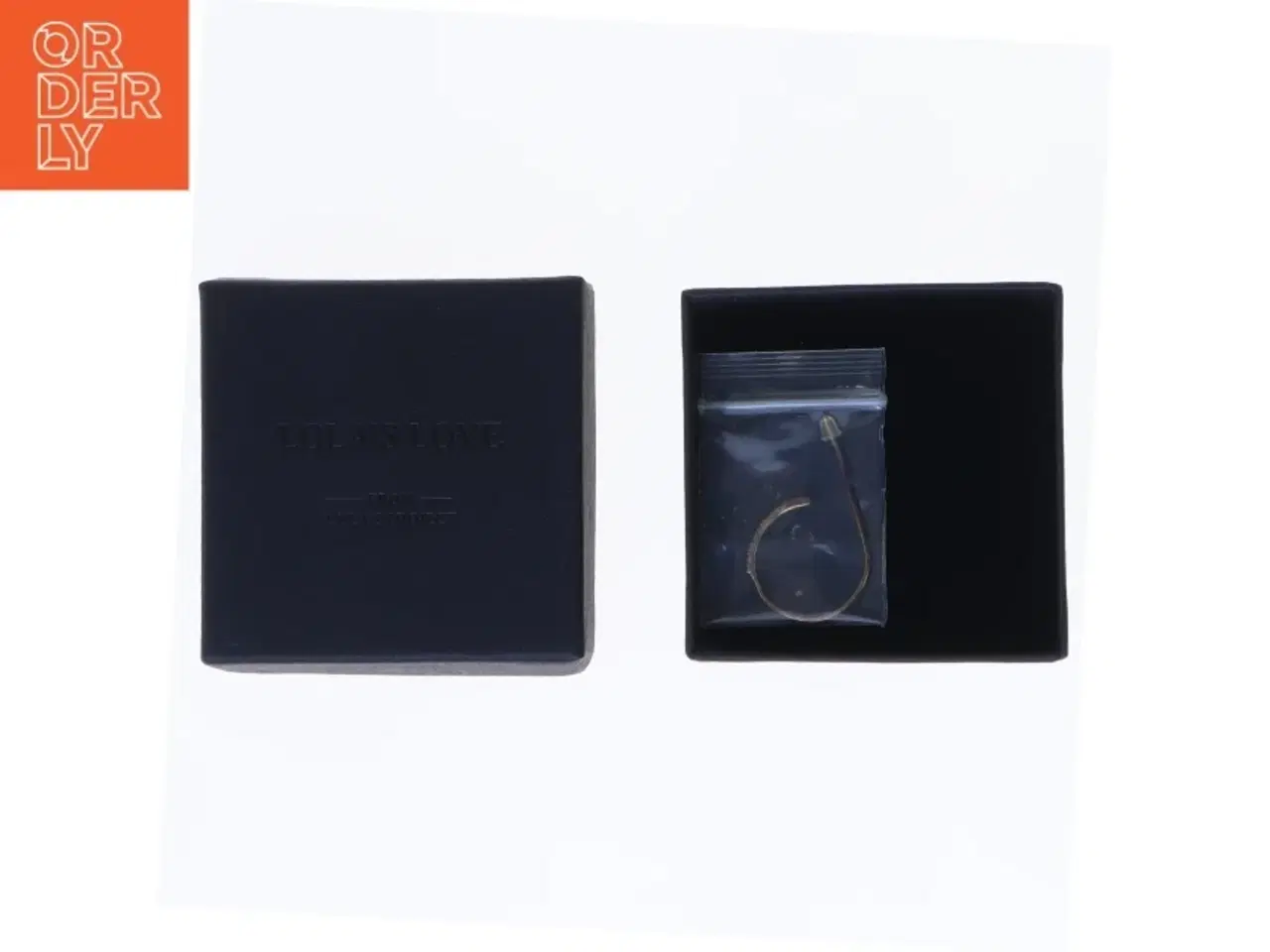 Billede 2 - Ubrugt Lolas Love Guldørering med sten (str. Ø 2 cm)