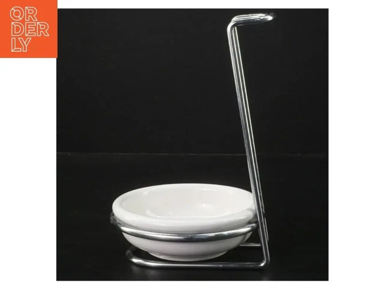 Billede 1 - holder til grydeske med keramisk skål (str. Ø 11 cm)