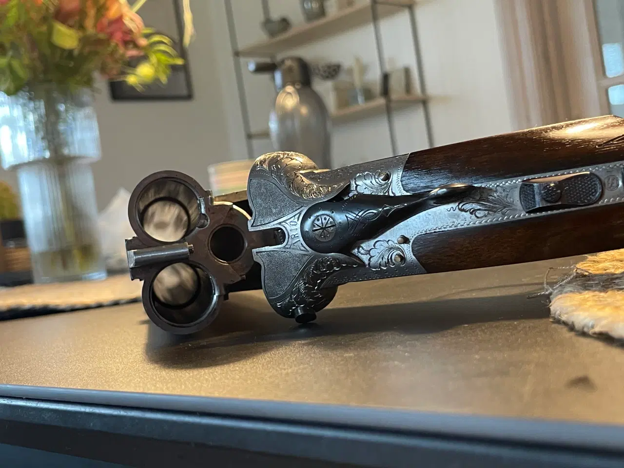 Billede 6 -  Lux Merkel drilling 12/70 & 7x65R m skæftemagasin