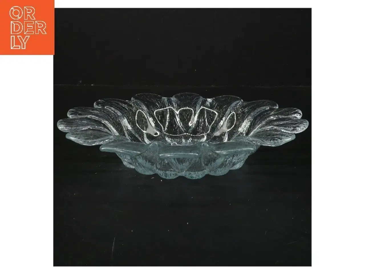 Billede 1 - Holmegaard Glasskål (str. Ø 23 cm)