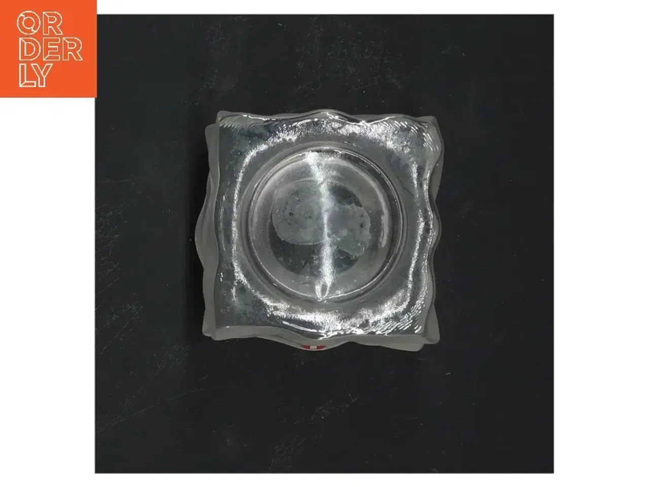 Billede 4 - Glaskunst lysestage fra ittalla  (str.  7x7x6 cm)