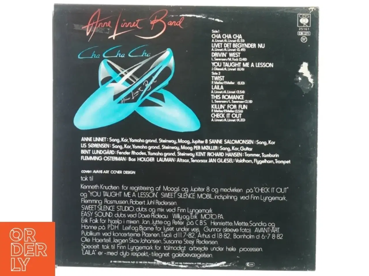 Billede 3 - Anne Linnet band, cha cha cha fra Cbs (str. 30 cm)