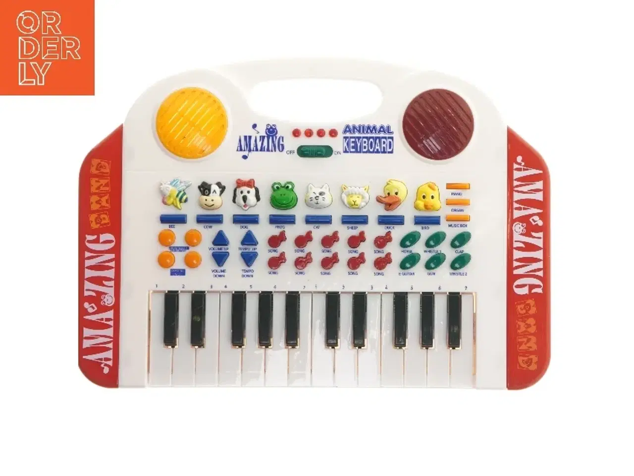 Billede 1 - Børnekeyboard med dyrelyde (str. 39x27 cm)