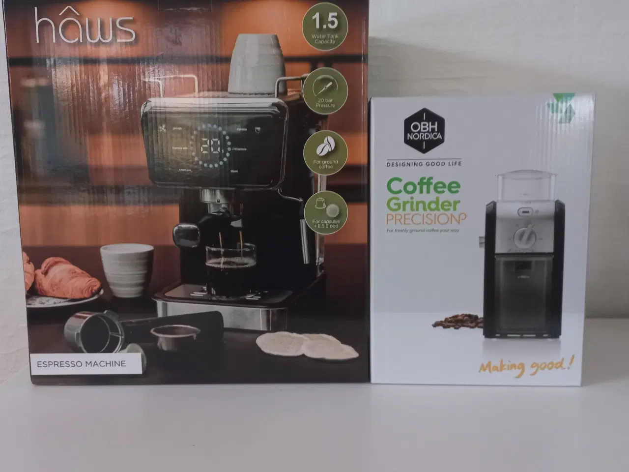 Billede 1 - Espressomaskine og kaffekværn