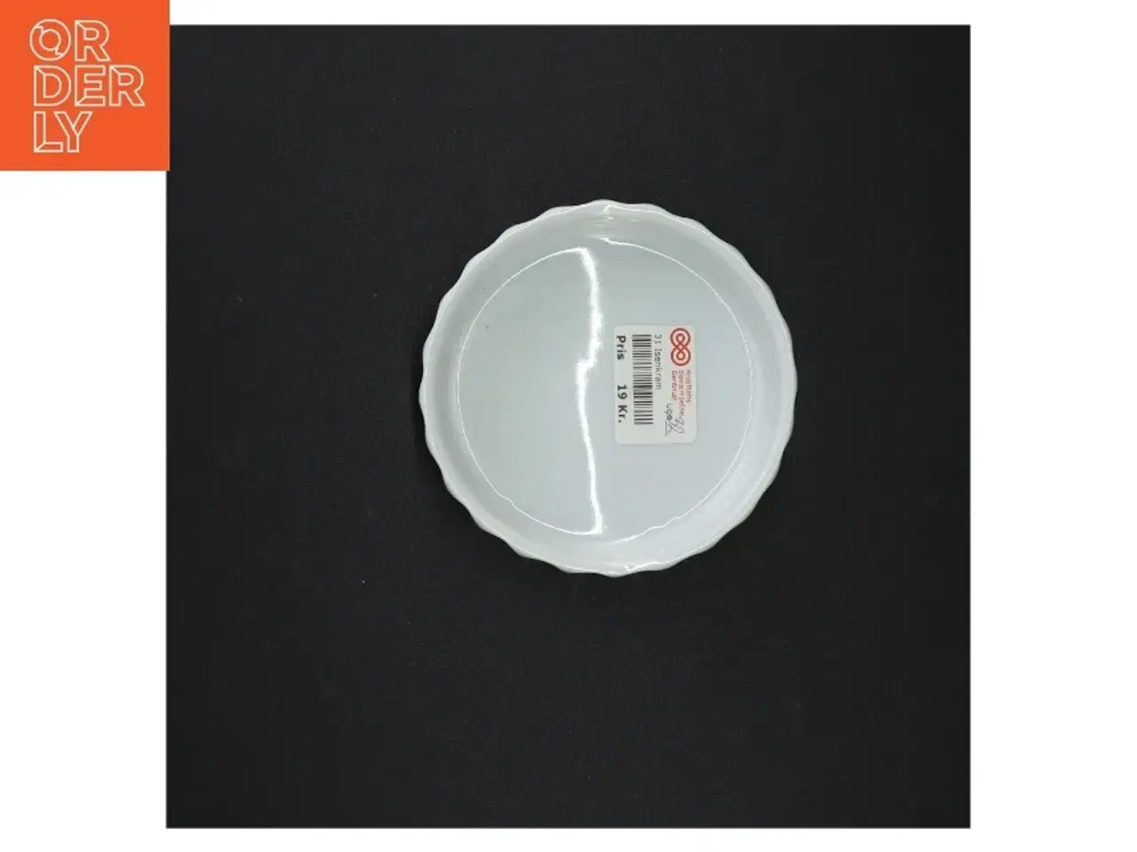 Billede 3 - Hvid porcelænsfad fra Galzone Denmark (str. 12 x 3 cm)