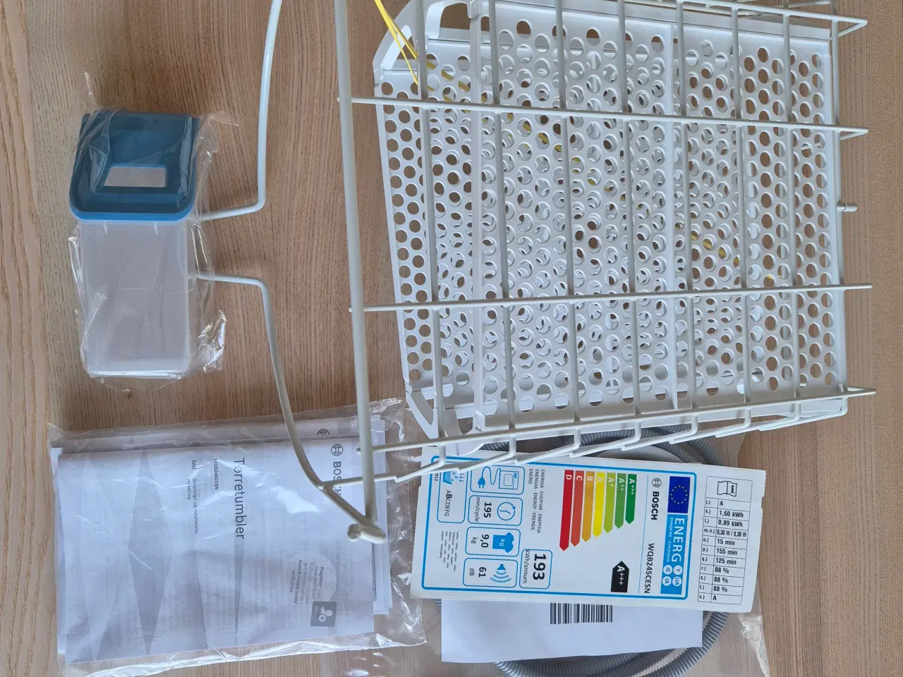 Billede 7 - Bosch WQ824SCESN Kondens Tørretumbler 9 kg Hvid