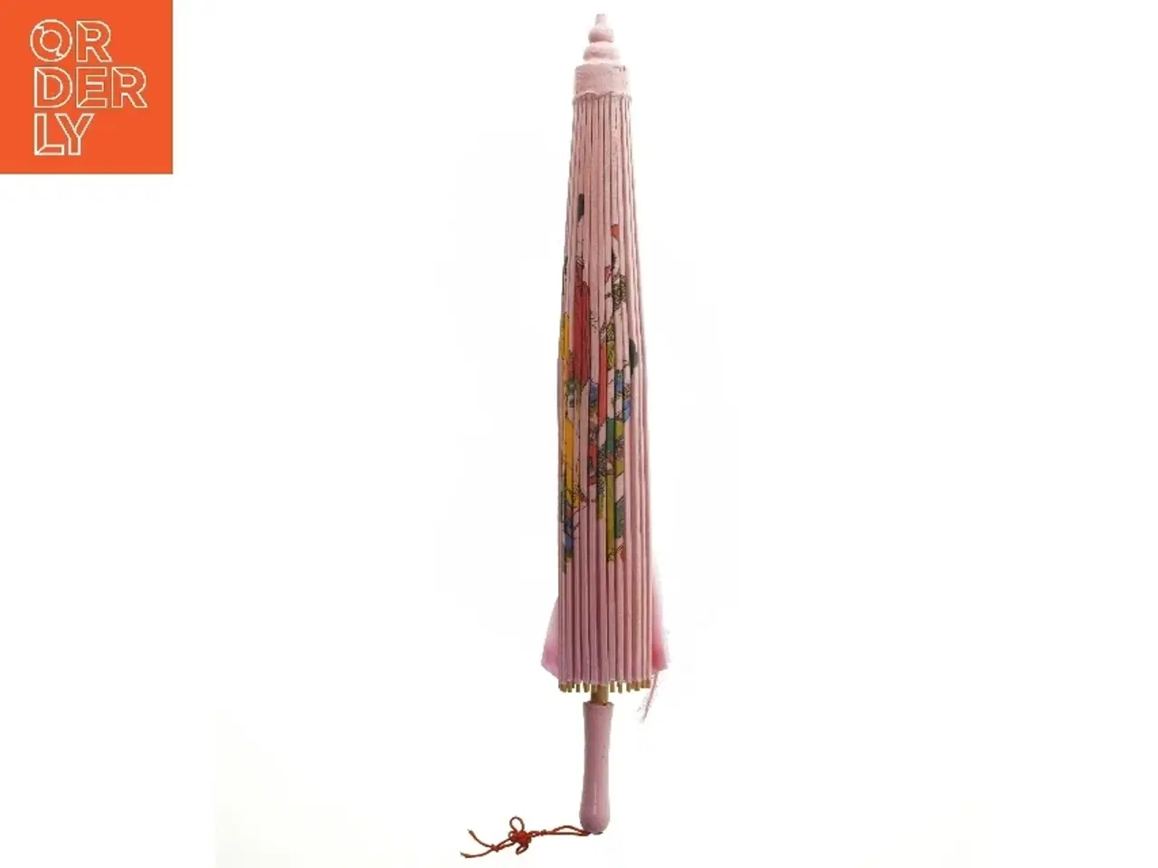 Billede 1 - Sol Paraply med pink håndtag (str. 56 cm)