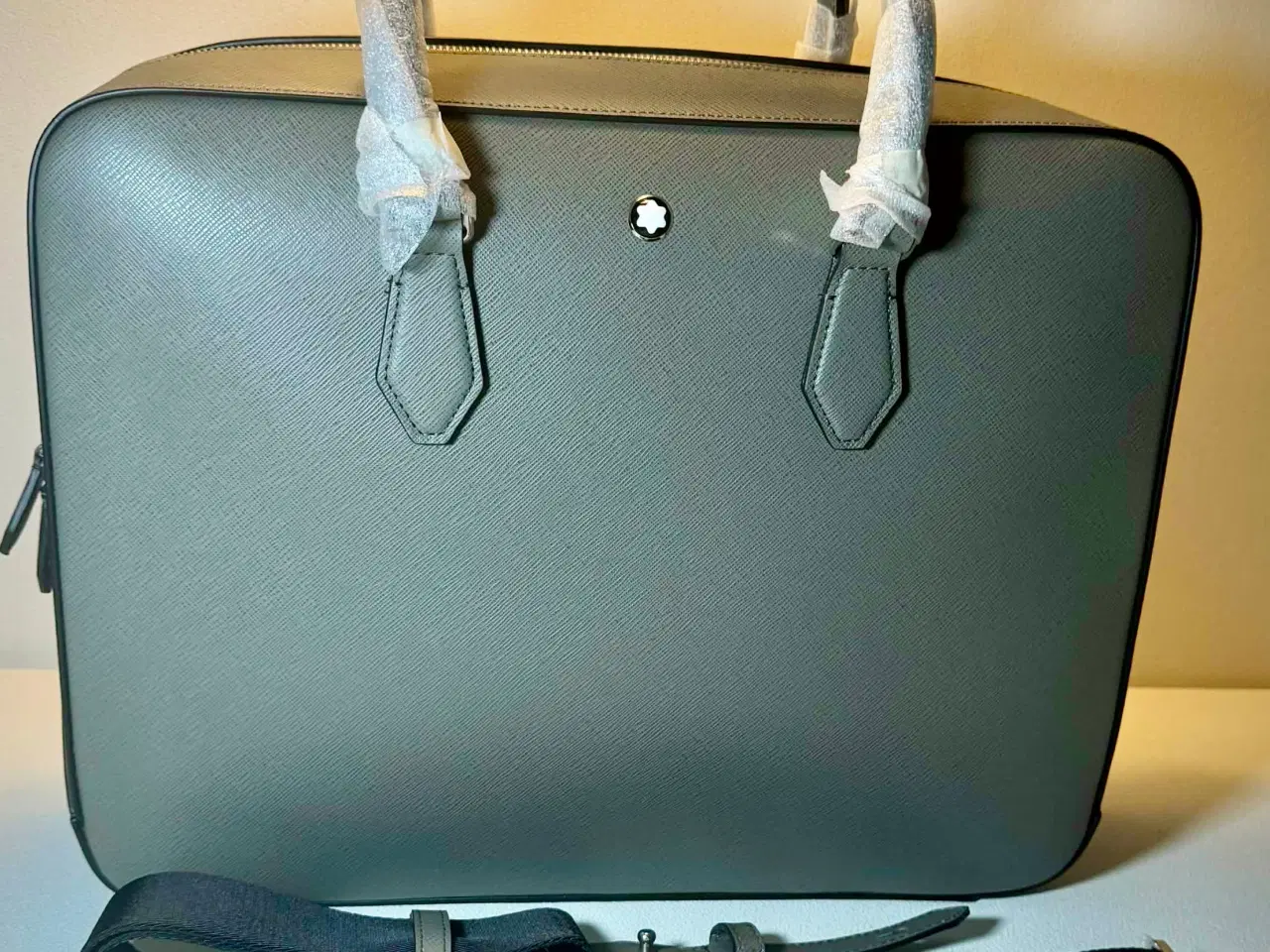 Billede 1 - 💼 Montblanc dokumenttaske i læder - ubrugt