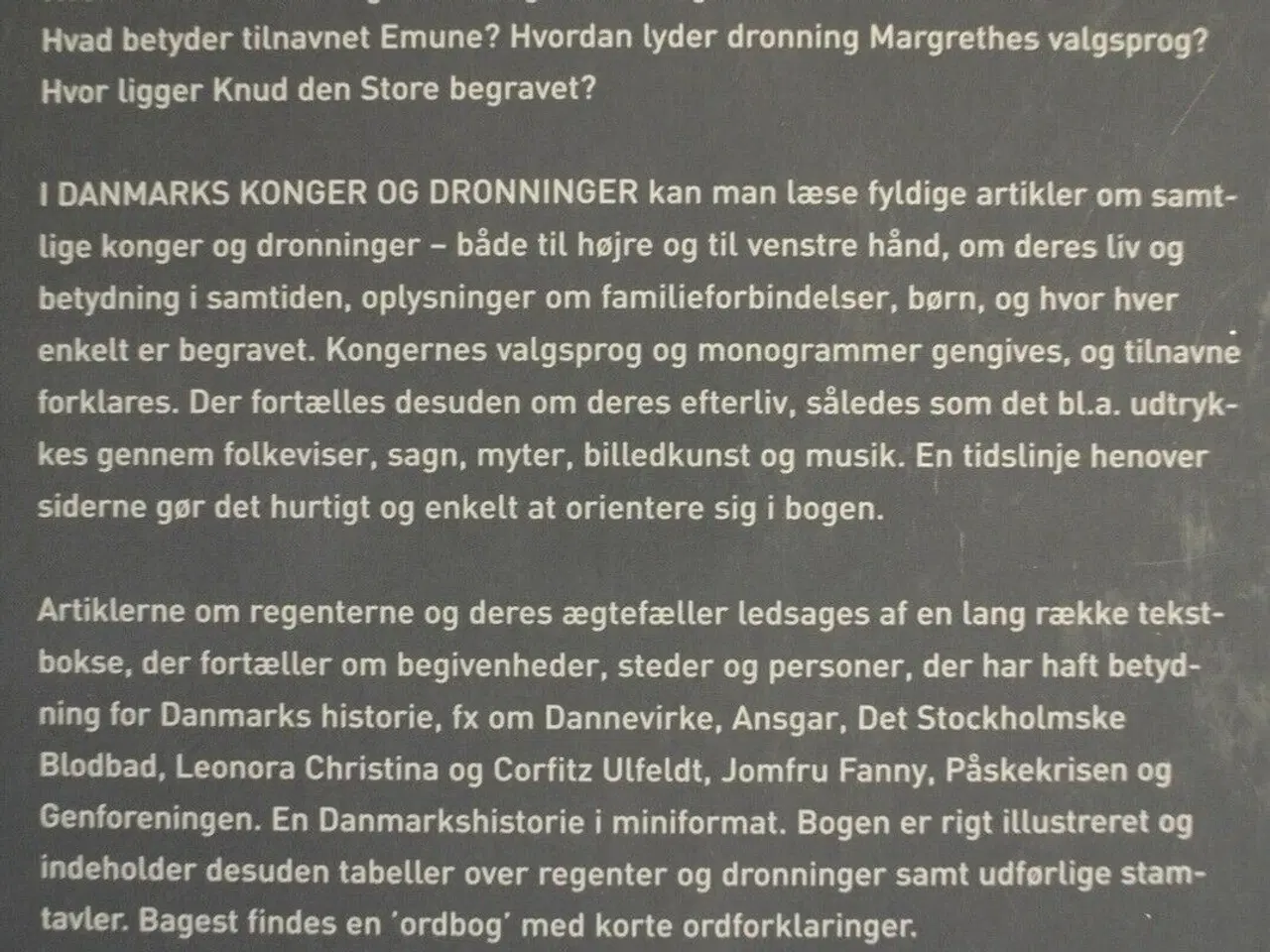 Billede 4 - danmarks konger og dronninger, af lars bisgaard mf
