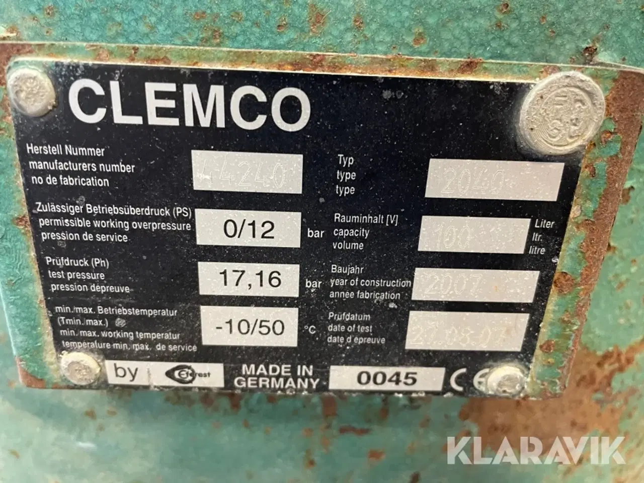 Billede 4 - Sandblæser CLEMCO CLEMCO 2040