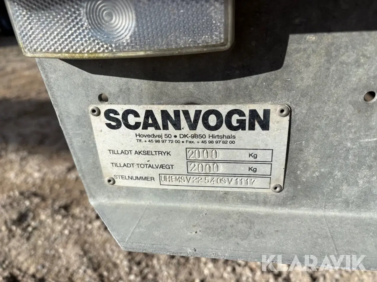 Billede 10 - Beboelses Letvogn m. kværn Scanvogn 2000kg