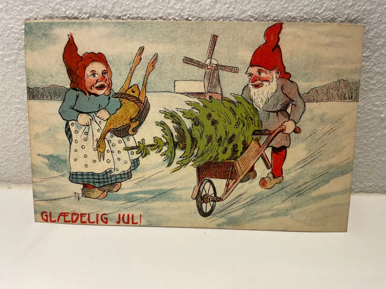 Billede 1 - Julekort meget gammelt 1910