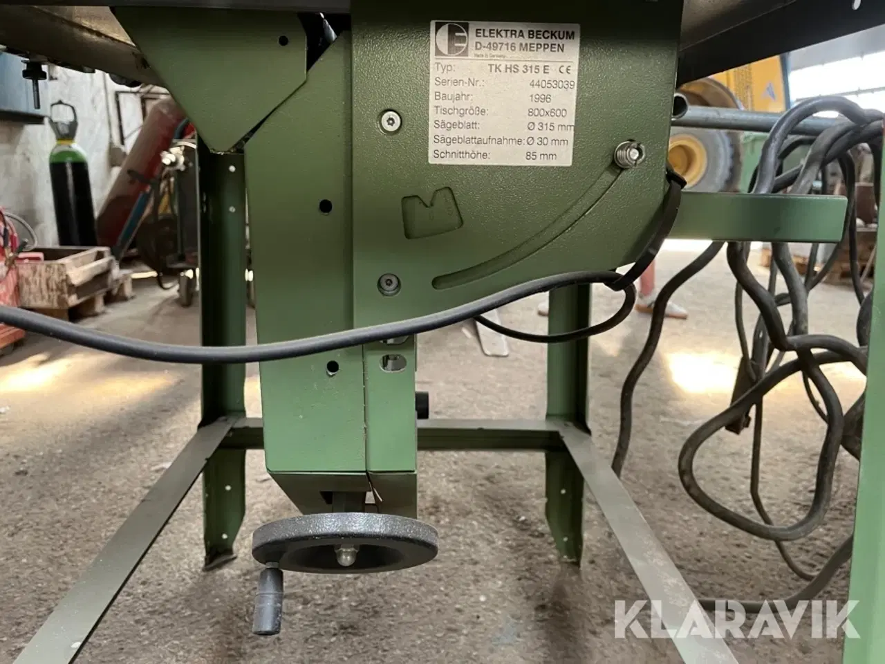 Billede 11 - Rundsav Elektra Beckum TK HS 315 E