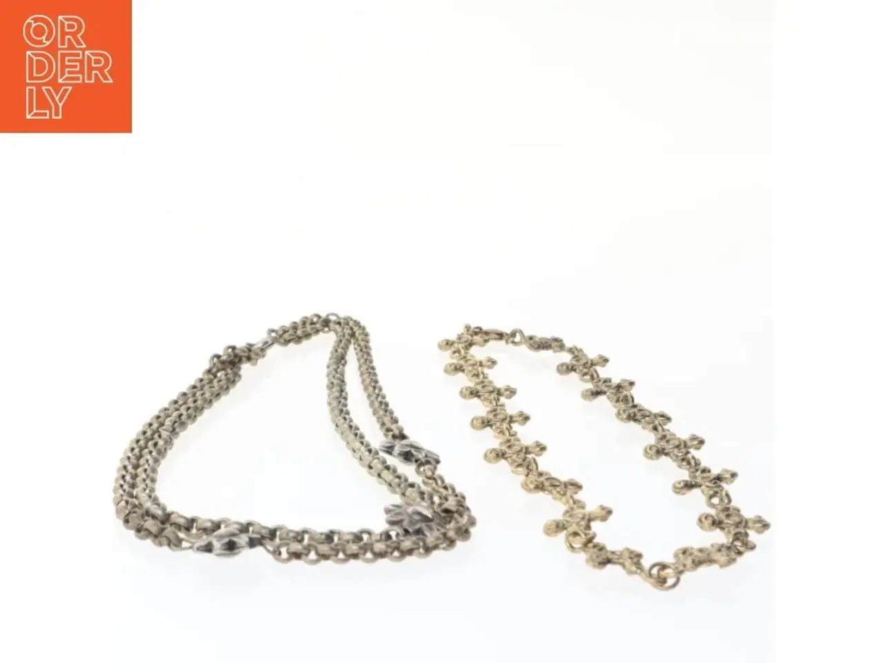 Billede 1 - Metalkæder i to designs (str. 41 cm)