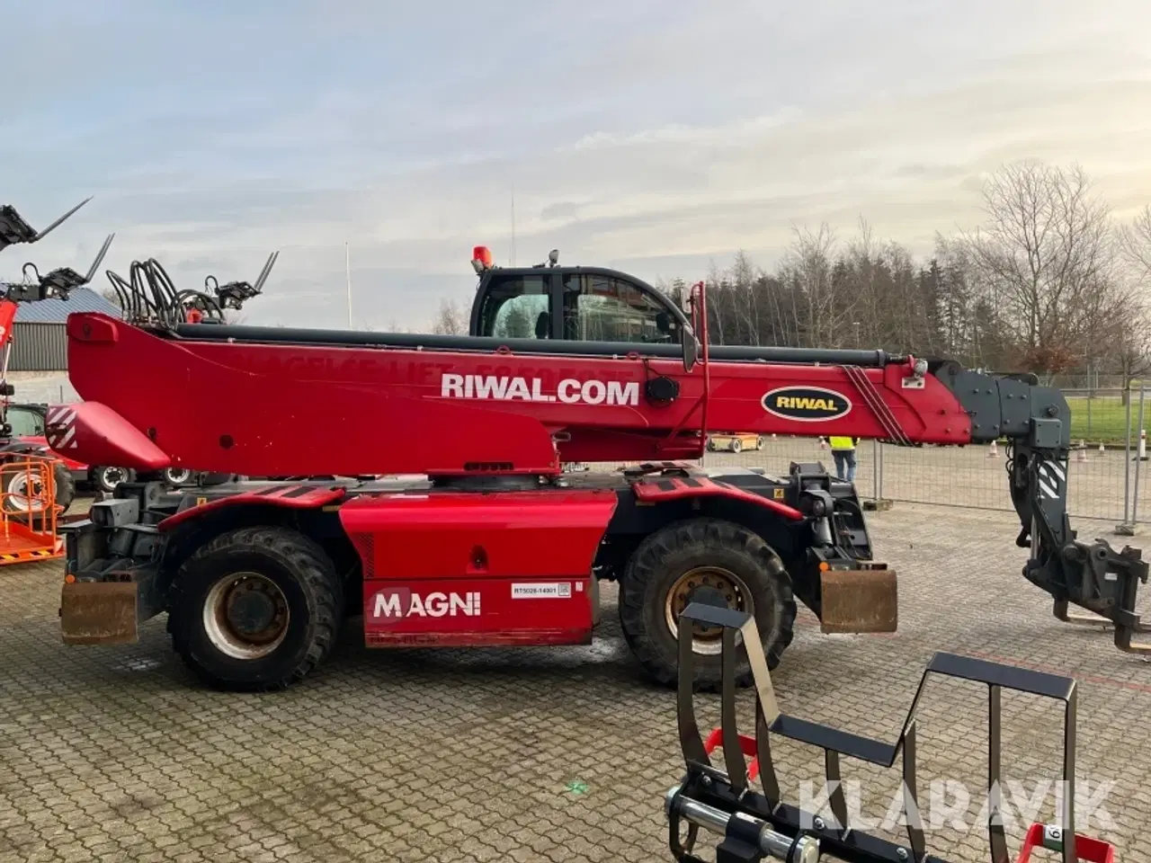 Billede 6 - Rotations Teleskoplæsser Magni RTH5.26 med Kurv og Gafler