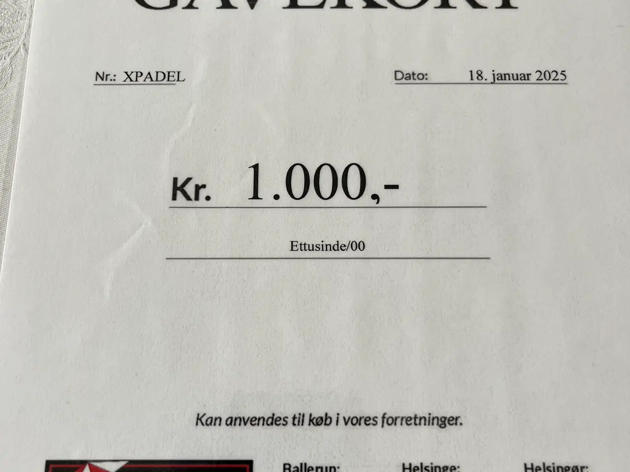 Billede 1 - Havemøbler  -  GAVEKORT