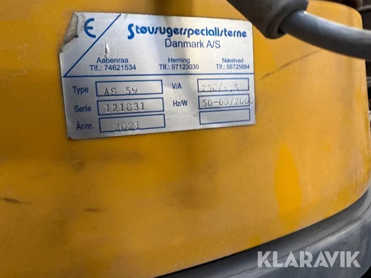 Billede 6 - Industristøvsuger Dan-vac As59 våd og tør