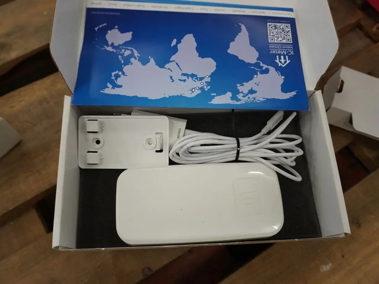 Billede 1 - 2 stk. Indendørs klima måler IC-METER GSM v. 4.3