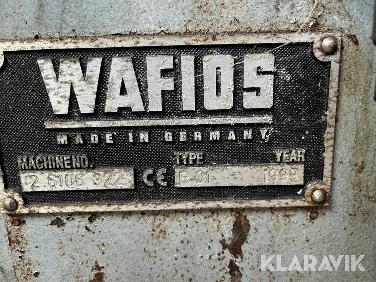 Billede 5 - Trådrette maskine WAFIOS R 31