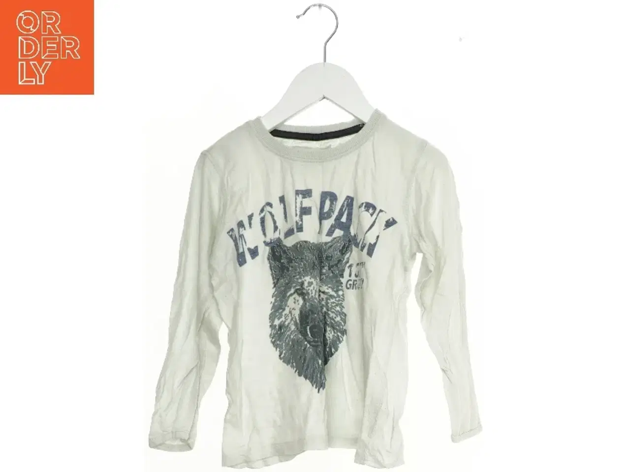 Billede 1 - Langærmet t-shirt med ulveprint fra Friends (str. 116)