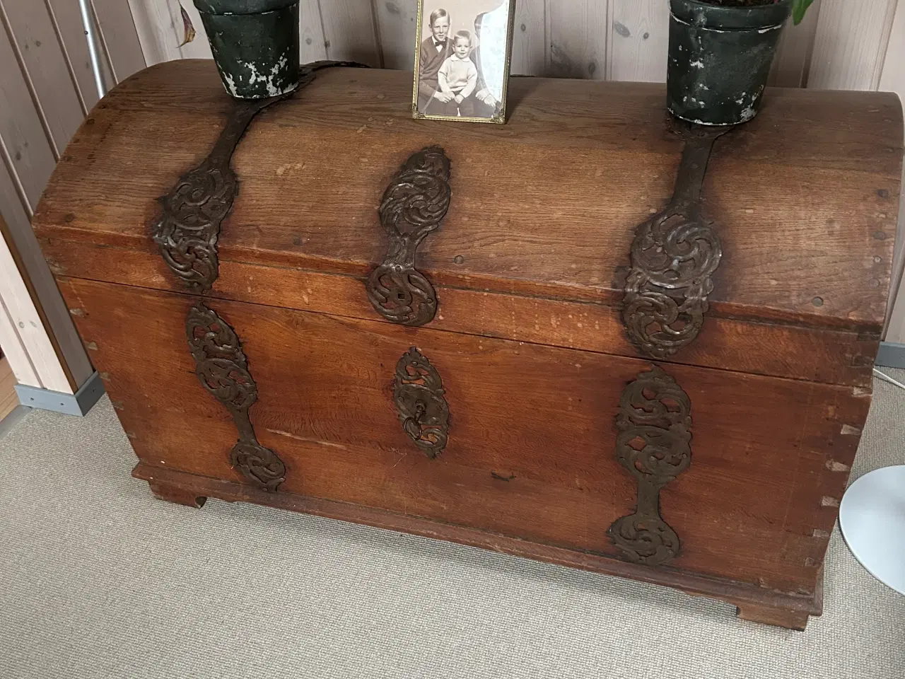 Billede 1 - Egetræskiste