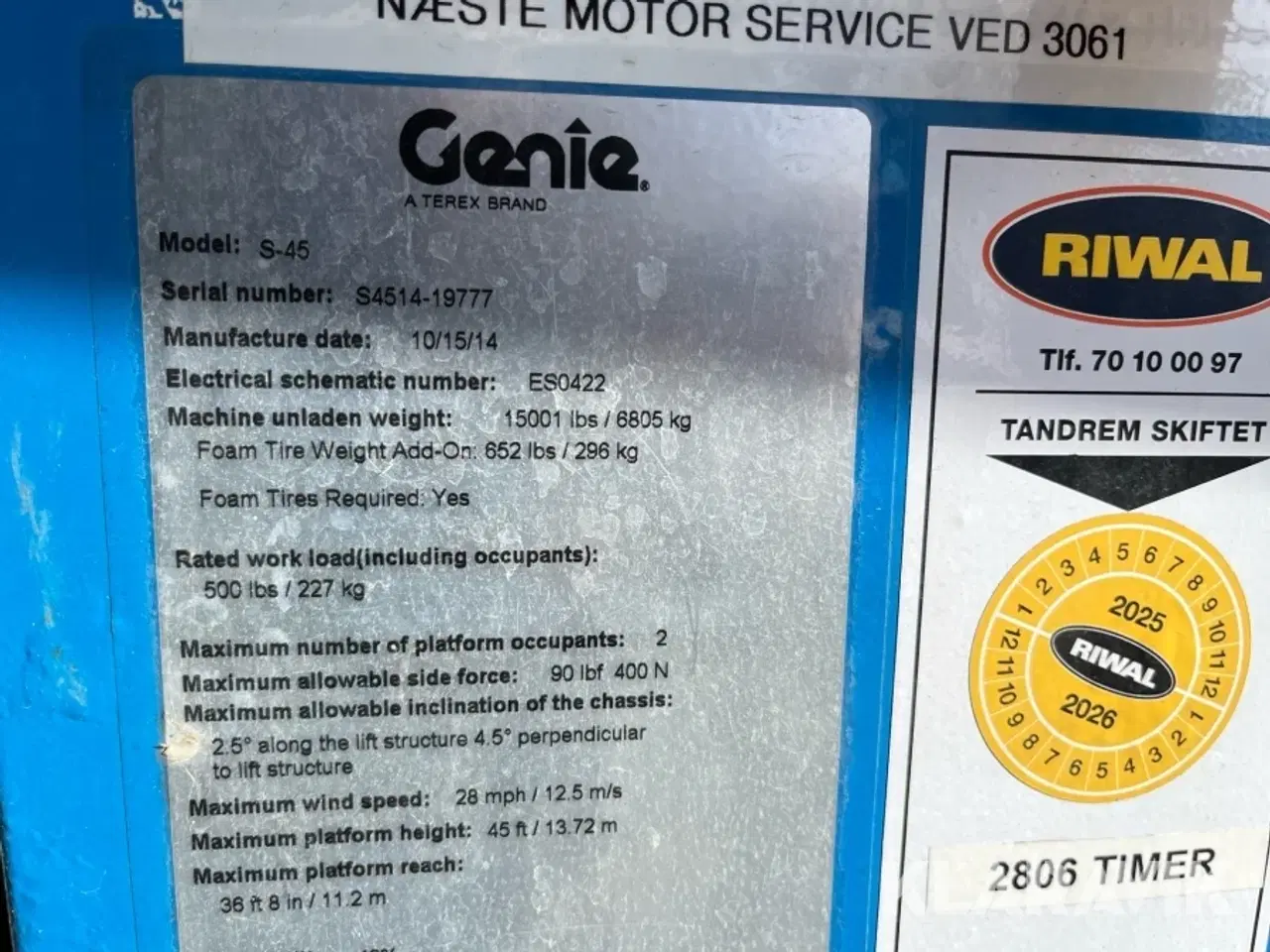 Billede 7 - Bomlift Genie S-45