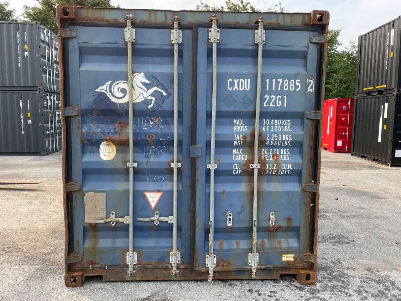 Billede 1 - 20 fods Container- ID: CXDU117885-2