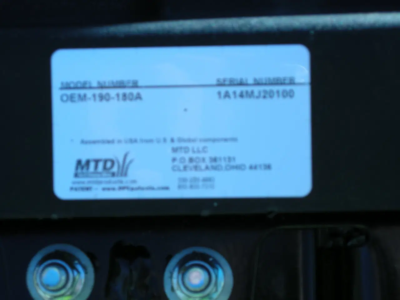 Billede 3 - Græsopsamler MTD