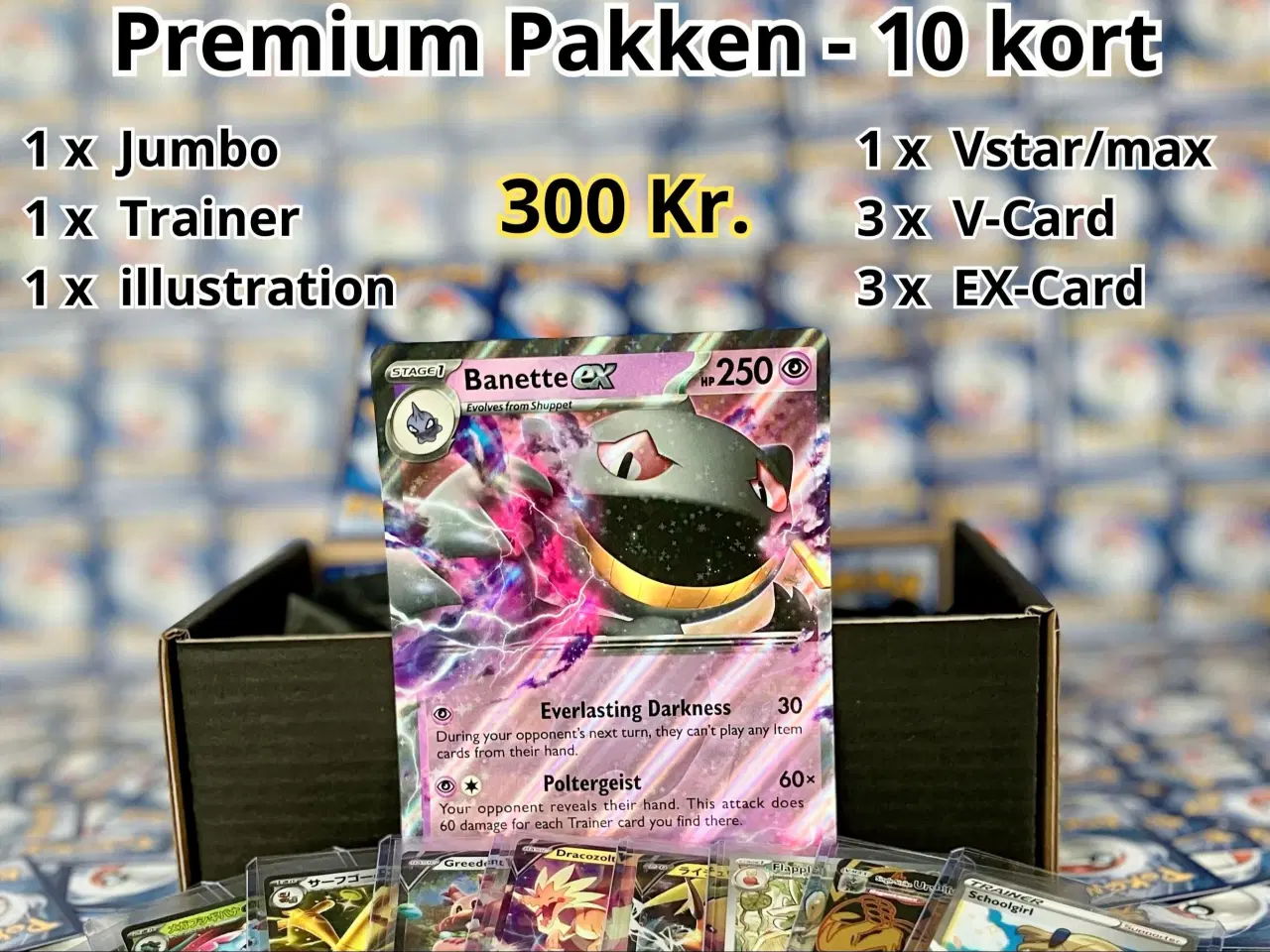 Billede 1 - 🔥 Pokémon Gaveæsker med Sjældne Kort 🔥