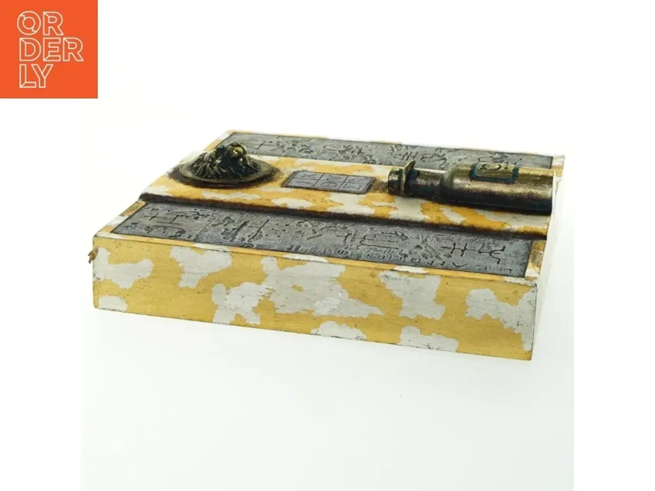 Billede 3 - Dekorativ bakke med låg fra Rikki Tikki (str. 22x6 cm)