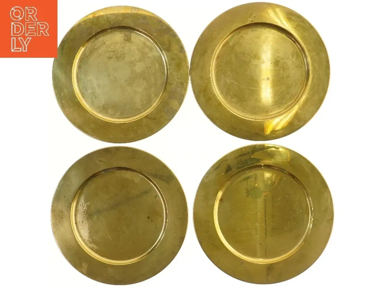 Billede 3 - Messing tallerkener (str. Ø 27,5 cm)