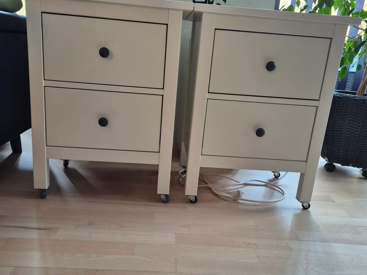 Billede 1 - Sengeborde IKEA - HEMNES Kommode 2 skuffer, hvid