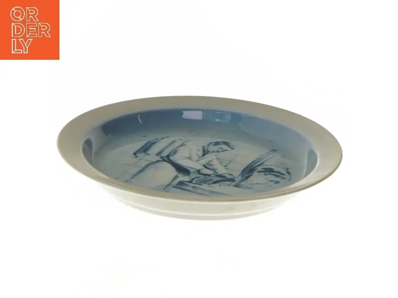 Billede 4 - Blå og hvid tallerken fra Royal Copenhagen (str. Ø 18 cm)