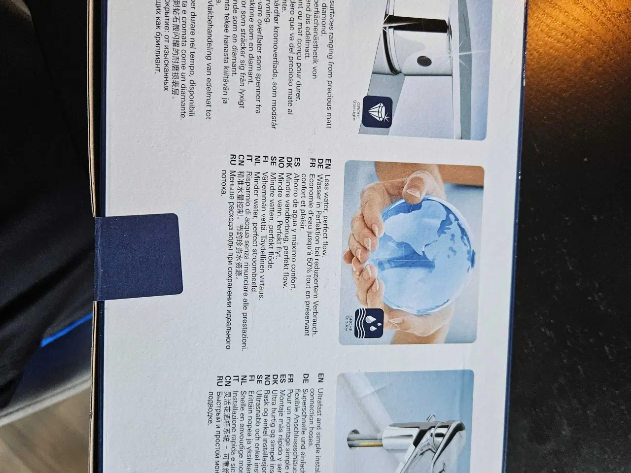 Billede 2 - Grohe Bau Cosmopolitan E håndvaskarmatur, berøring