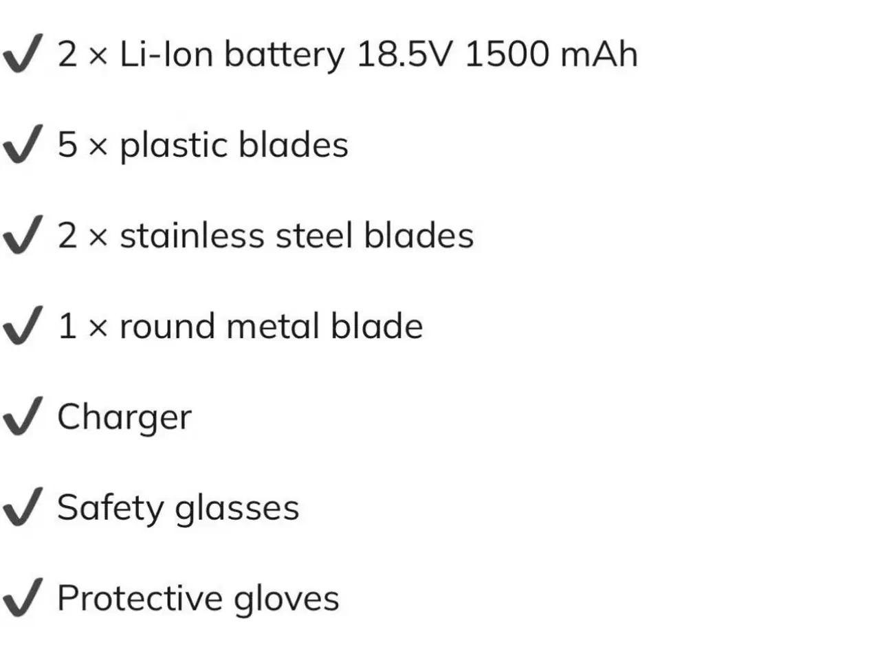 Billede 6 - Græstrimmer med 2 batterier