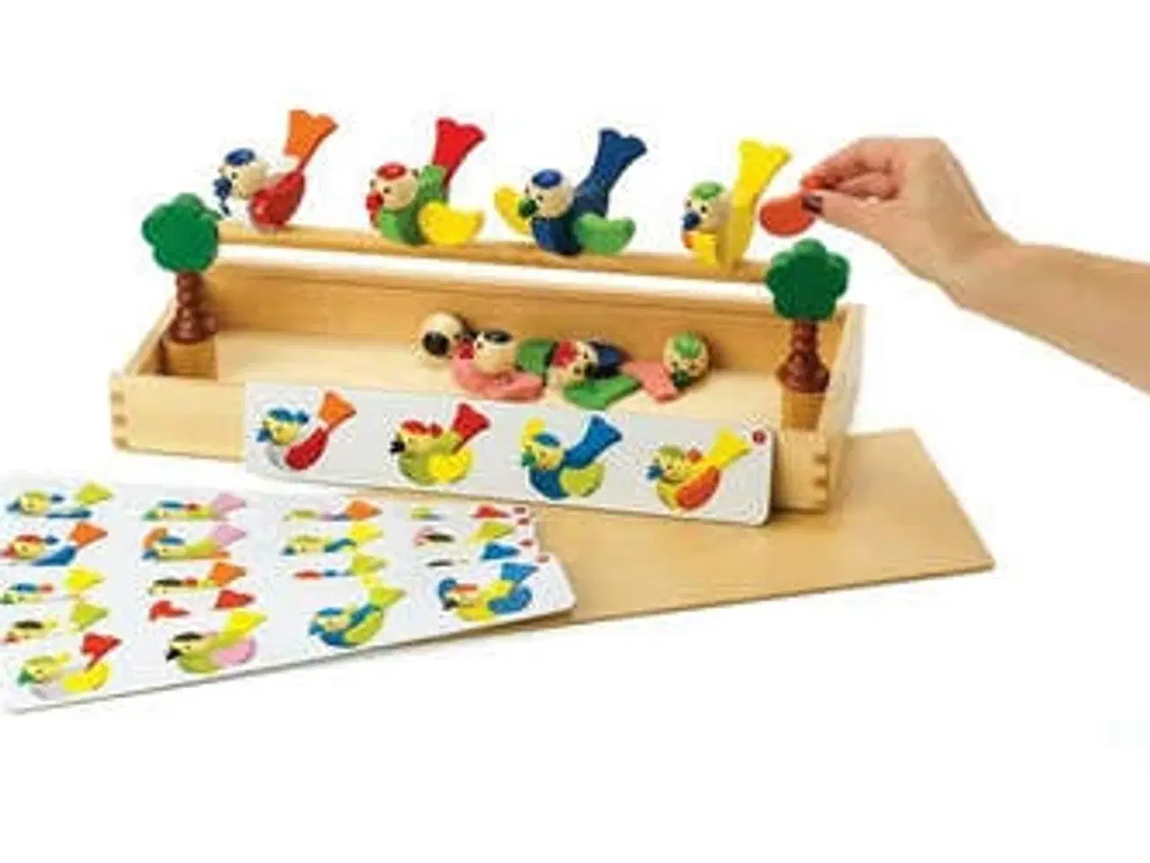 Billede 2 - Happy Birds. Nyt træ/magnet legetøj (Spektrumshop)