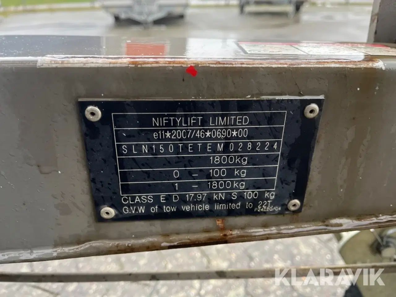 Billede 8 - Trailerlift Nifty 150T