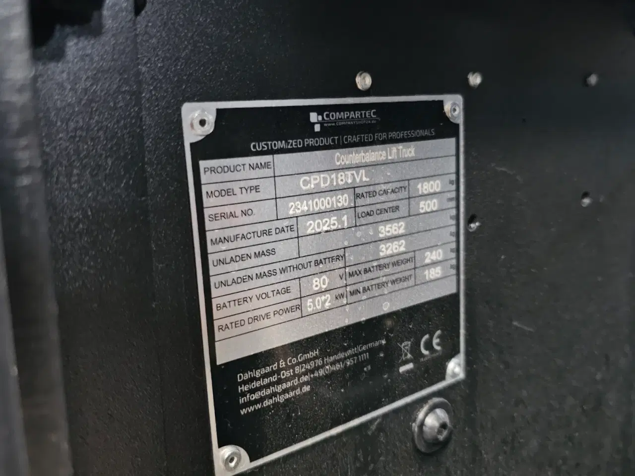 Billede 9 - Elektrisk gaffeltruck - udstillingsmodel - litium