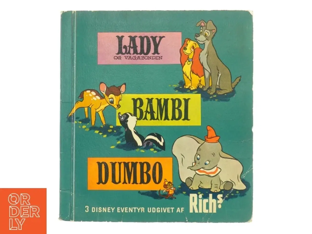 Billede 1 - Vintage samlealbum, Lady, Bambi og Dumbo fra Rich’s (str. 27 x 30 cm)