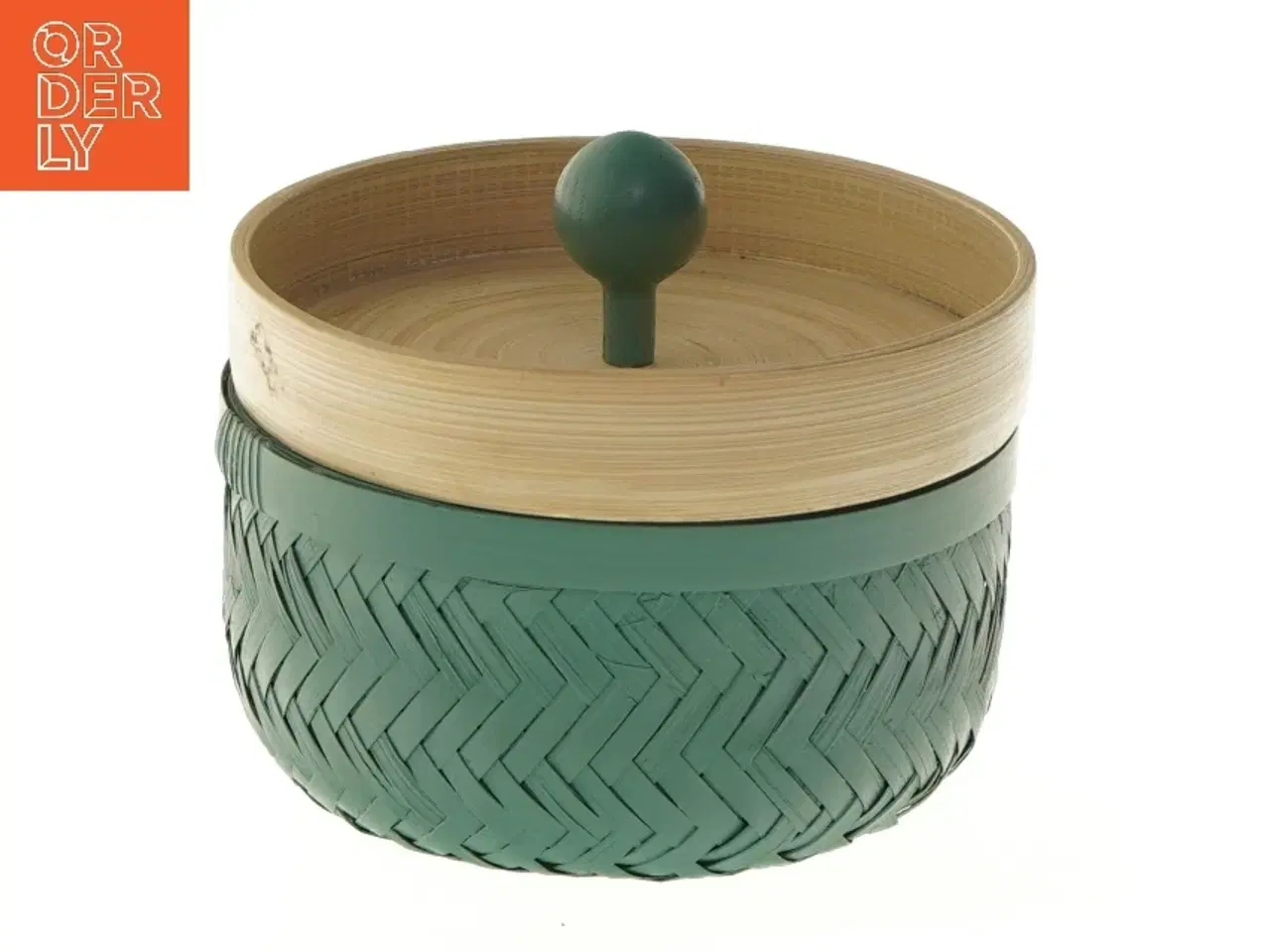 Billede 1 - Flettet kurvlåg (str. 11 cm)