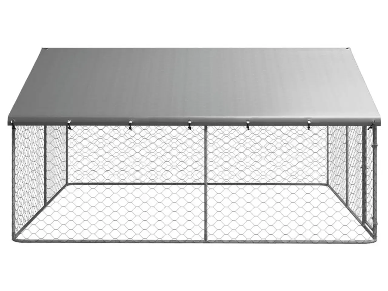 Billede 3 - Udendørs hundebur med tag 300x300x150 cm