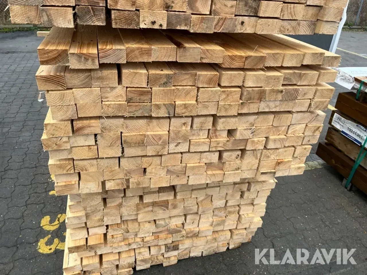 Billede 11 - Tømmer Lægter 45x75 RU 3 paller (390styk)