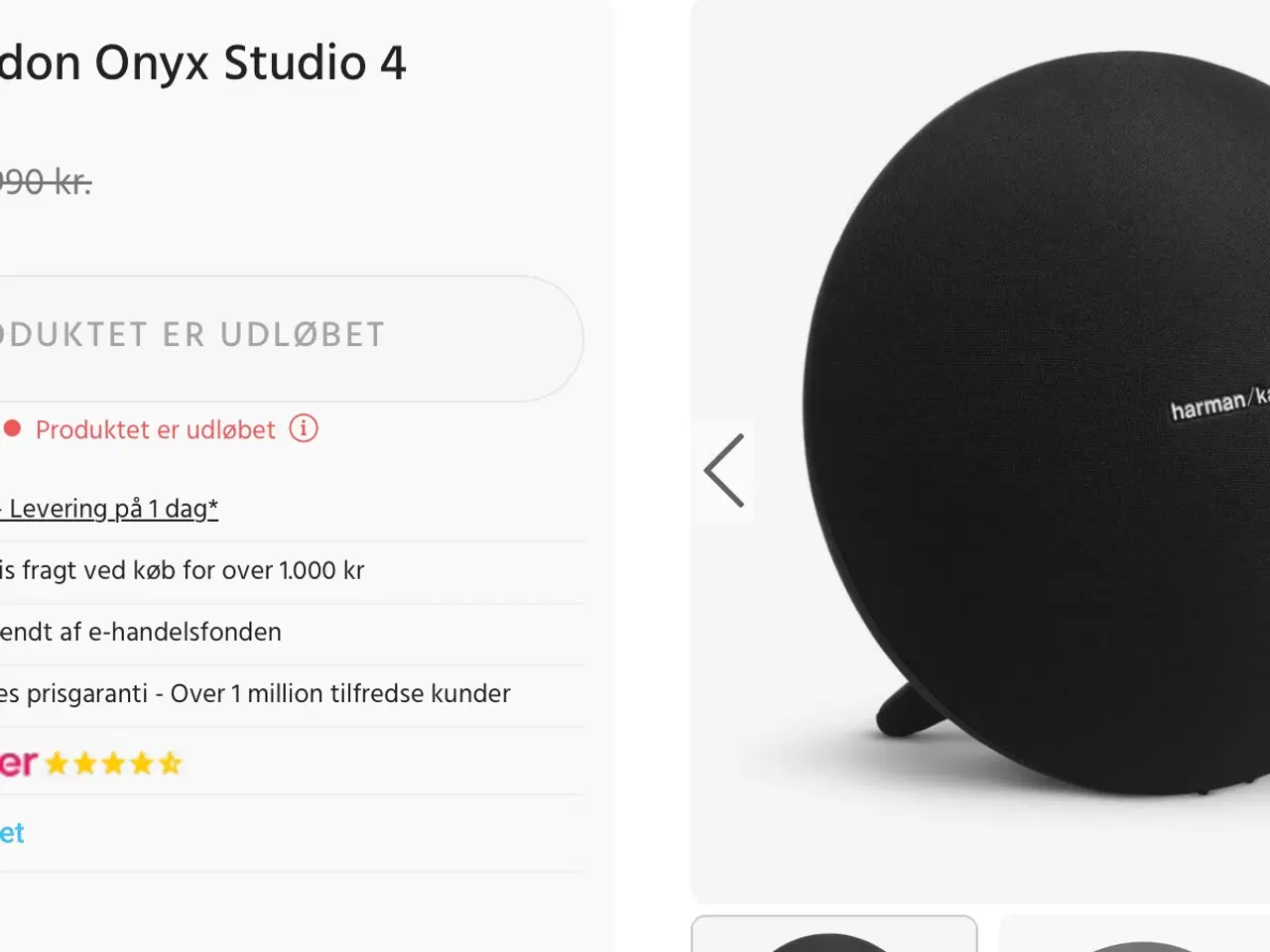 Billede 2 - Harman Kardon Onyx Studio 4: Trådløs Bluetooth-høj