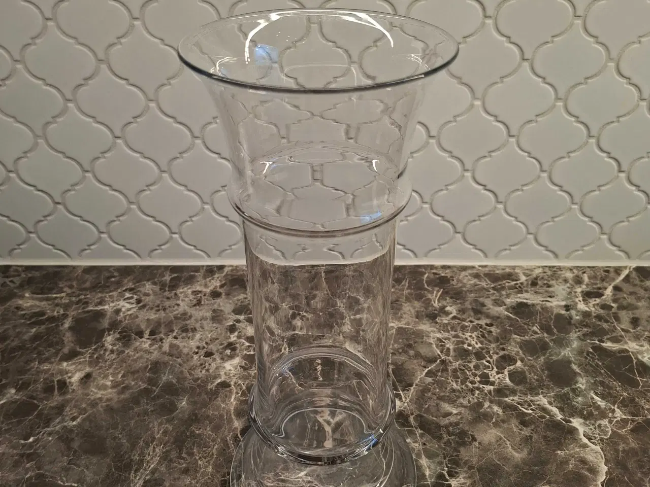 Billede 1 - Holmegaard vase klar