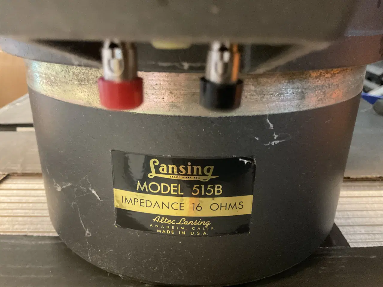 Billede 2 - Vintage højtaler, Altec Lansing 515B woofer 16 OHM