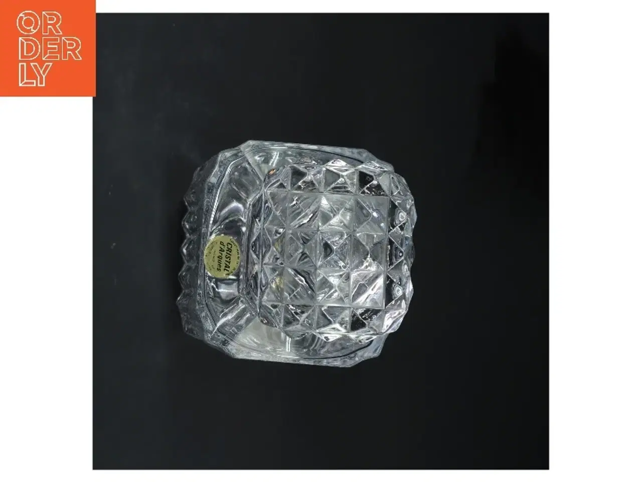 Billede 3 - Krystalkaraffel med prop (str. 25x10x10 cm)