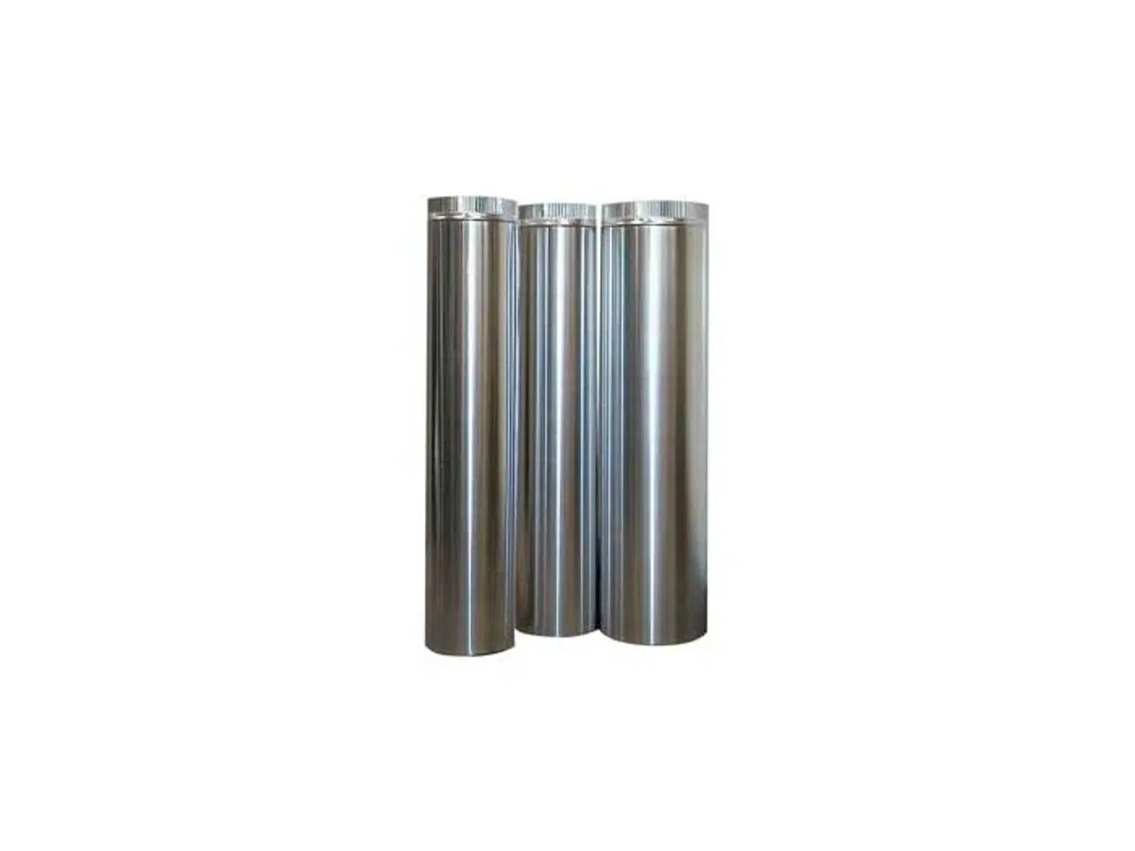 Billede 1 - Aluminium Ventilationsrør Ø 200 mm – Længde 1000mm