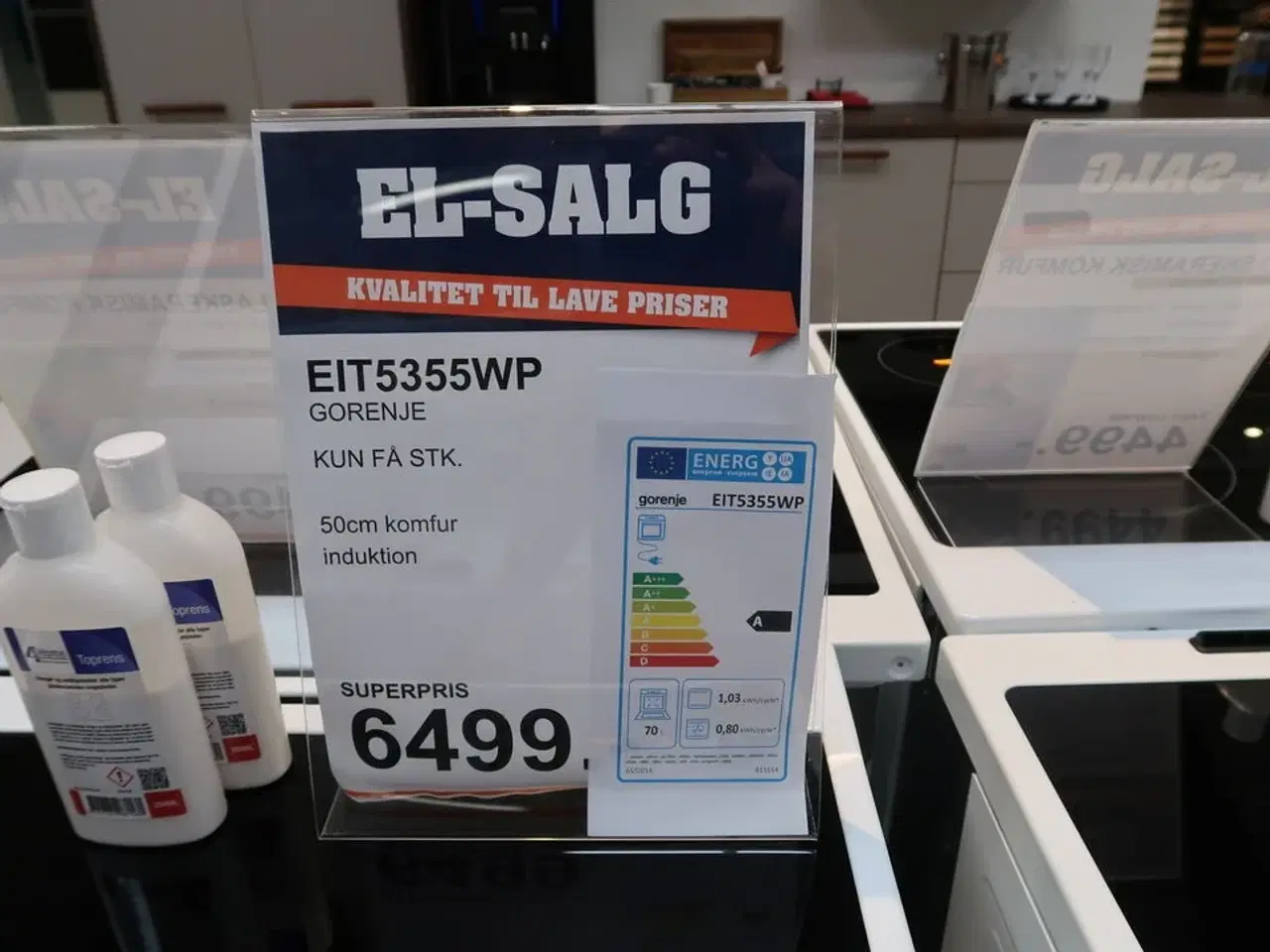 Billede 3 - Glaskeramisk komfur GORENJE EIT5355WP