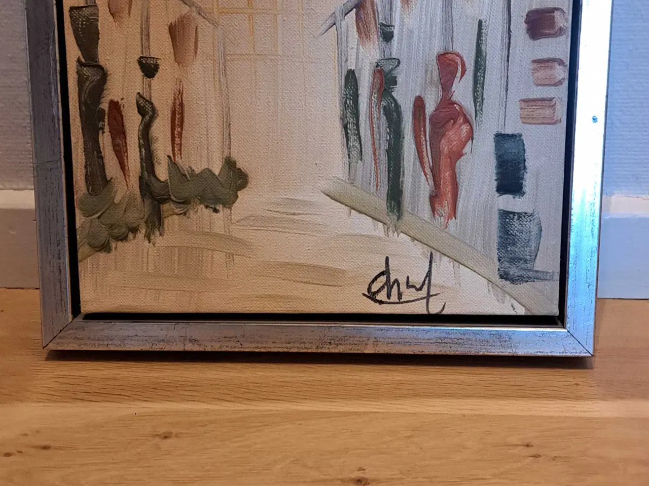 Billede 2 - 2 malerier 28x28 cm