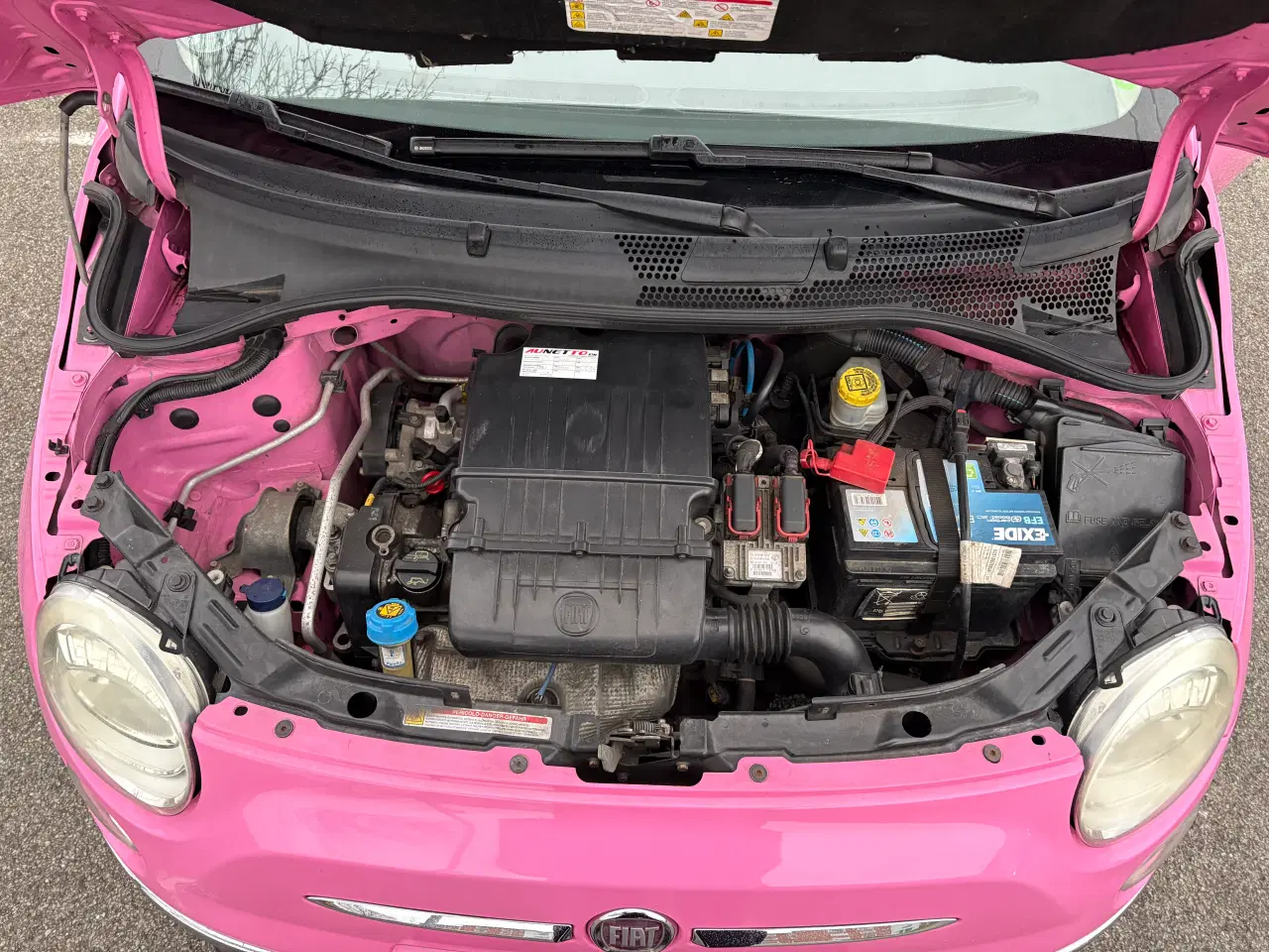 Billede 9 - Fiat 500 1,2 lyserød 2010 